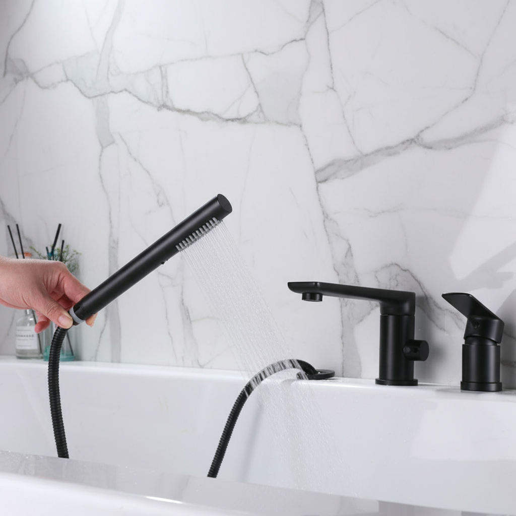 Opbouw badkraan Vero – Matte black - 21,6 × 24 × 19,5 cm