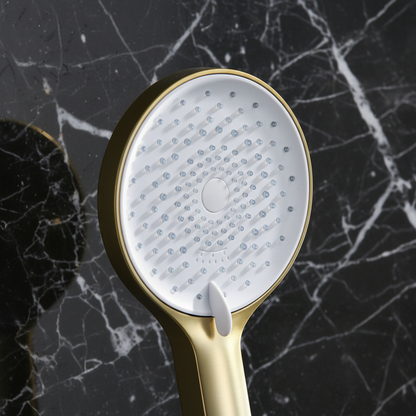 Thermostatisch Douchepaneel Marcelo – Digitale Display - Brushed gold - 182 × 40 × 52 cm