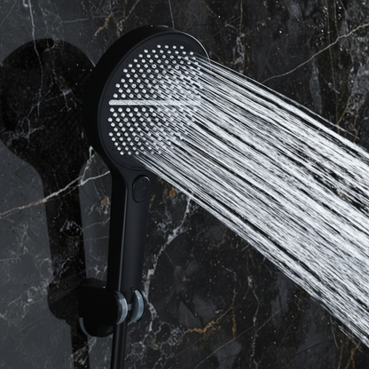 Douchepaneel Elena - LED - Digitaal display - Matte black - 145 × 18 × 65 cm