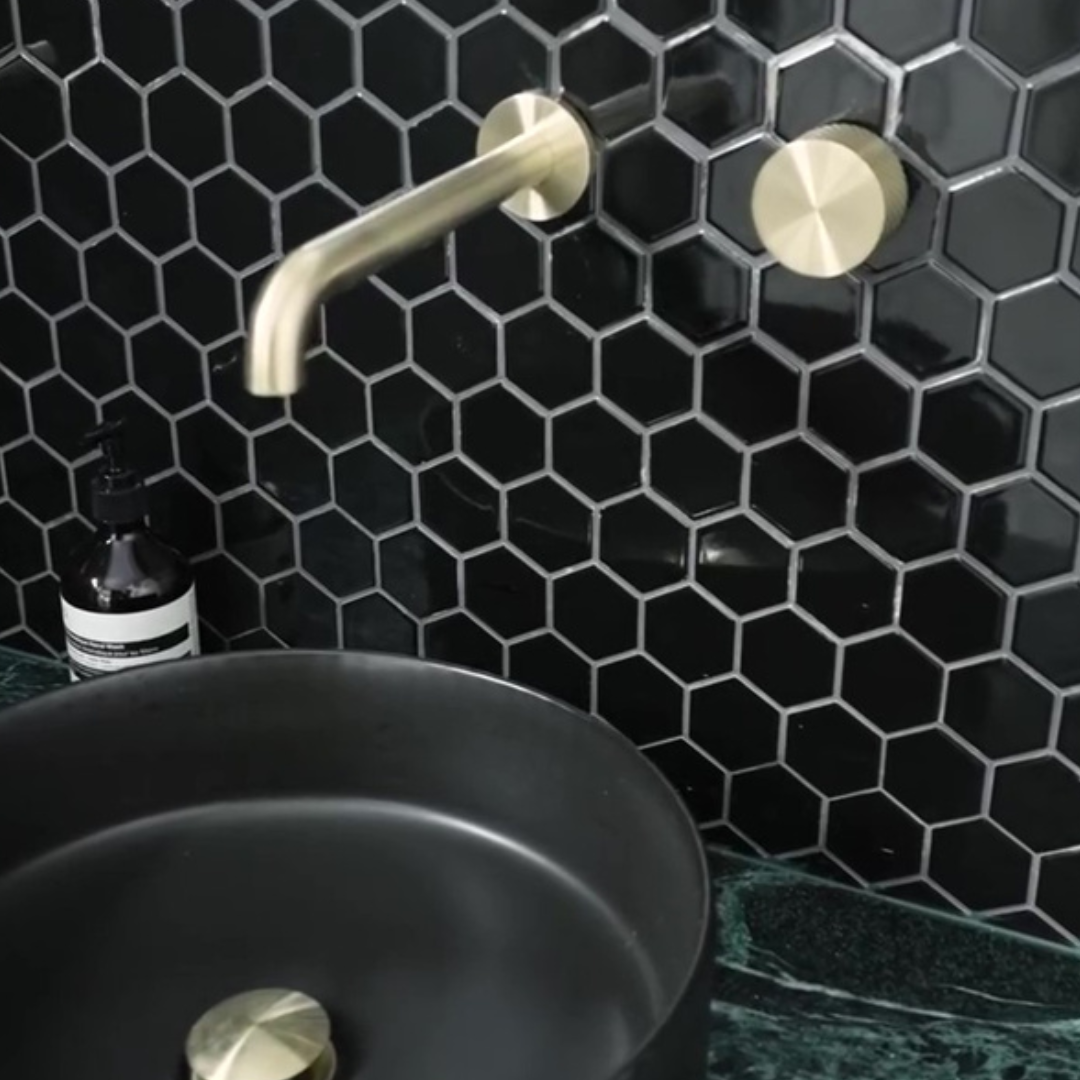 Inbouw wastafelkraan Valencia – Progressive - Brushed gold