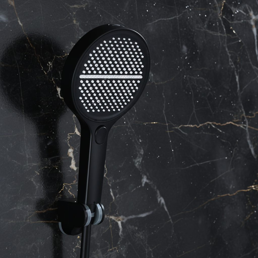 Douchepaneel Elena - LED - Digitaal display - Matte black - 145 × 18 × 65 cm