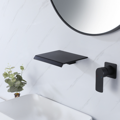 Inbouw wastafelkraan Louise - Mat zwart
