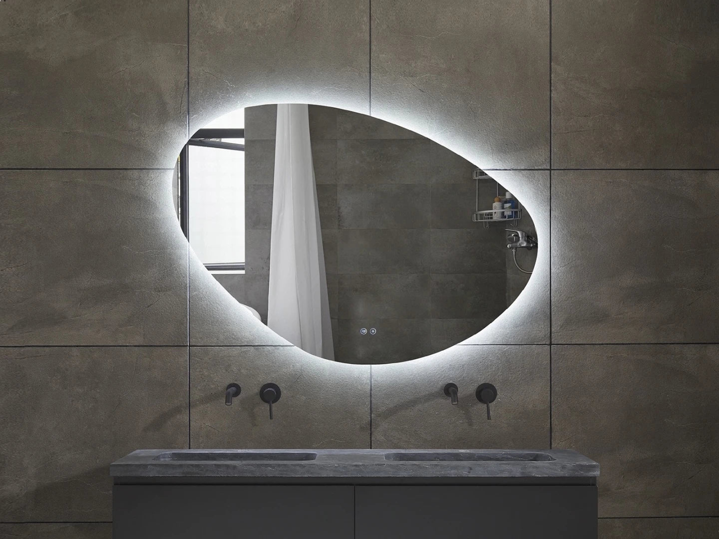 LED Badkamerspiegel - Horizontaal of verticaal - Alessia 120x90cm