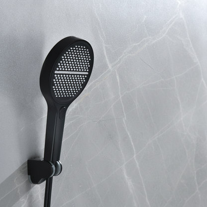 Douchepaneel Elena - LED - Digitaal display - Matte black - 145 × 18 × 65 cm