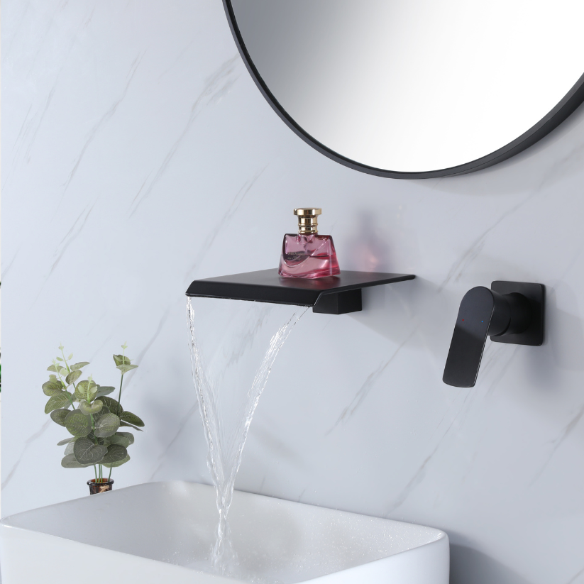 Inbouw wastafelkraan Louise - Mat zwart