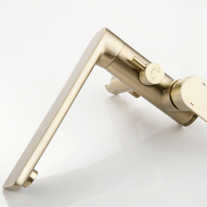 Vrijstaande badkraan Emilia - Brushed gold - 88 × 22 × 16 cm