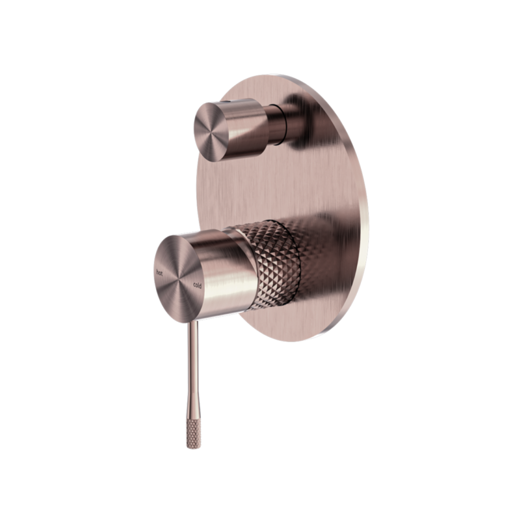 Inbouw mengkraan met diverter – Valencia – Brushed bronze