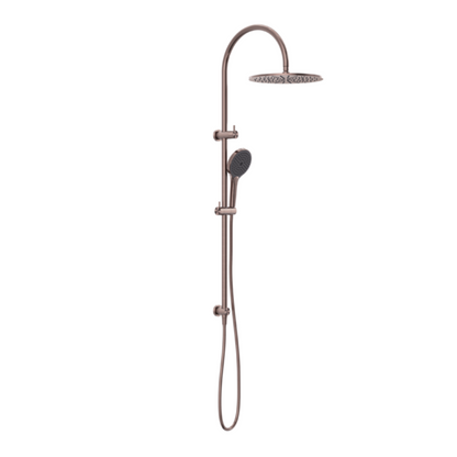 Regendoucheset Valencia – Brushed Bronze - Air shower II - Met inbouwmengkraan