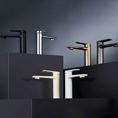 Opbouw wastafelkraan Diego  – Matte black - 15 × 13,7 × 4,4 cm