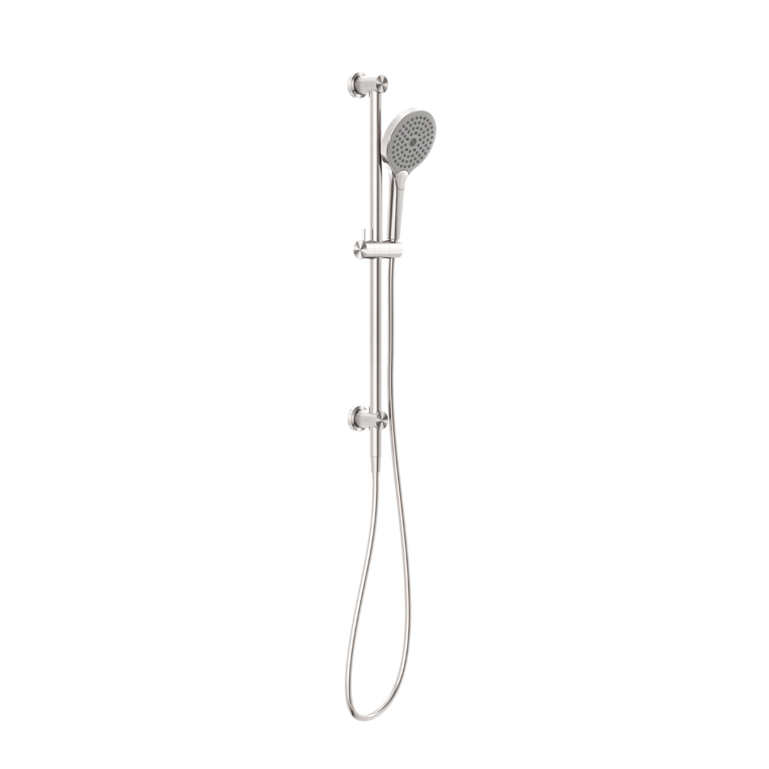 Handdouche met glijstang - Valencia – Air shower II - Brushed nickel