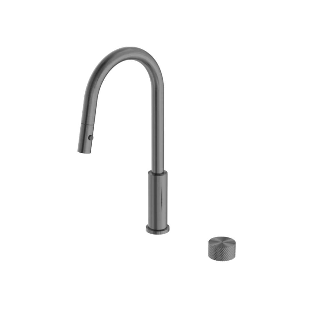 Keukenkraan Valencia – 2-Gats – Graphite