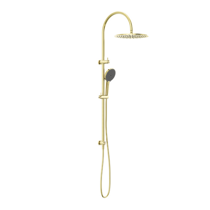 Regendoucheset Valencia – Brushed Gold - Air shower II - Met inbouwmengkraan