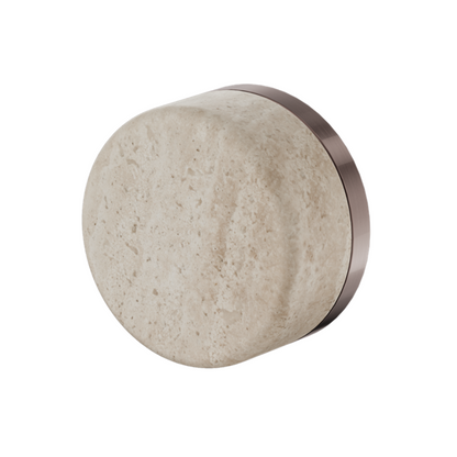 Inbouw mengkraan – Sorrento – Rome Travertine – Brushed bronze