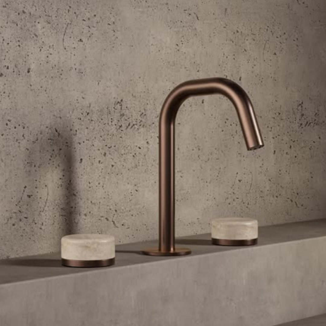 Inbouw mengkraan – Sorrento – Carrara – Gun metal grey