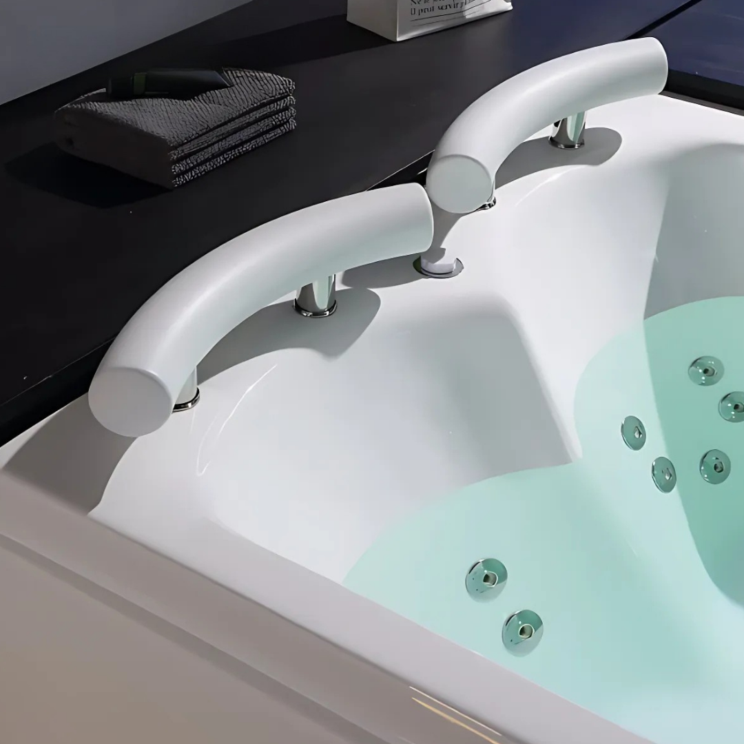 Hoekbad Massagebad – Florence – Glans Wit – 170x120x64 cm