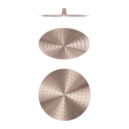 Douchekop Capri – Brushed bronze - 300mm