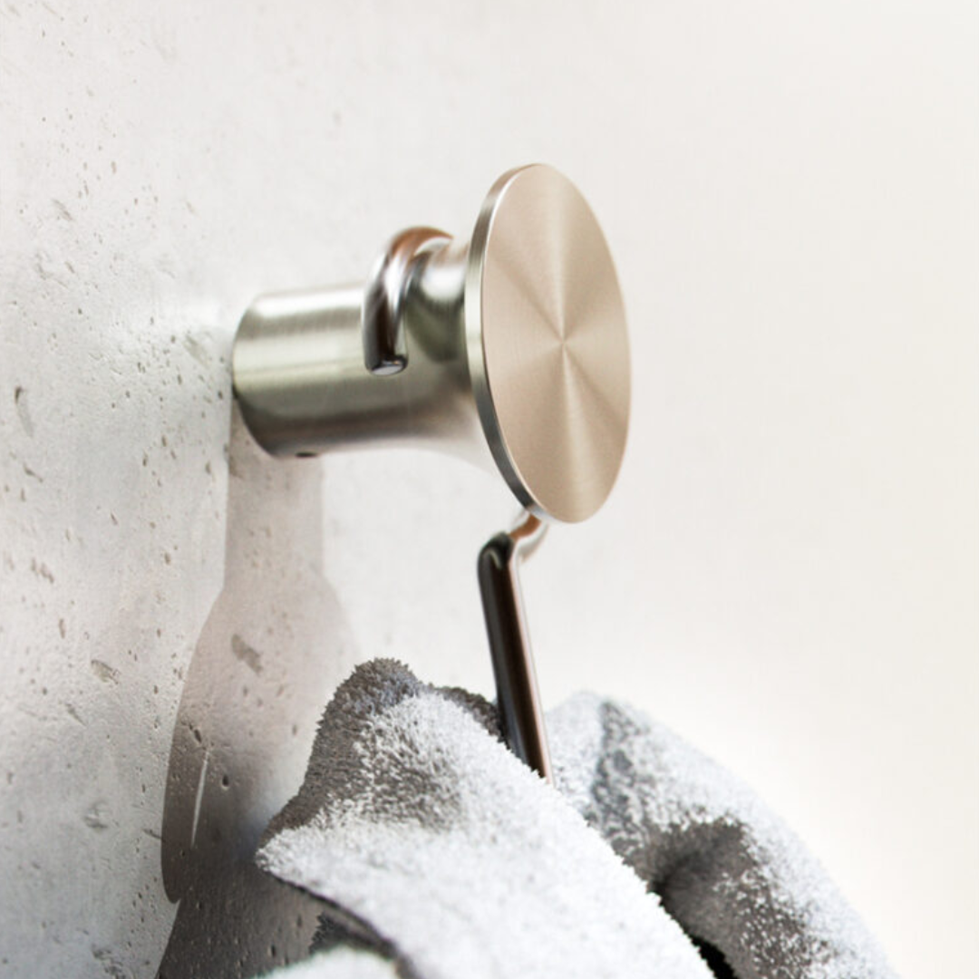 Handdoekhaak Capri – Brushed nickel