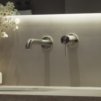 Inbouw wastafelkraan Capri – Zonder achterplaat - Brushed bronze