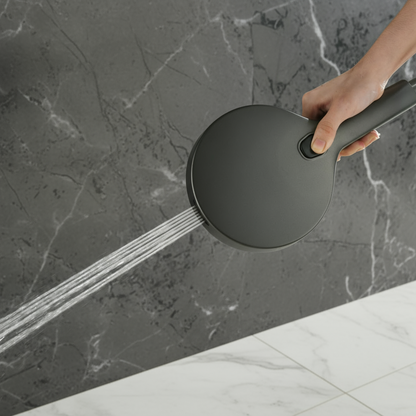 Douchepaneel Elena - LED - Digitaal display - Gunmetal grey - 145 × 18 × 65 cm