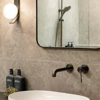 Inbouw wastafelkraan Valencia – Zonder achterplaat - Graphite