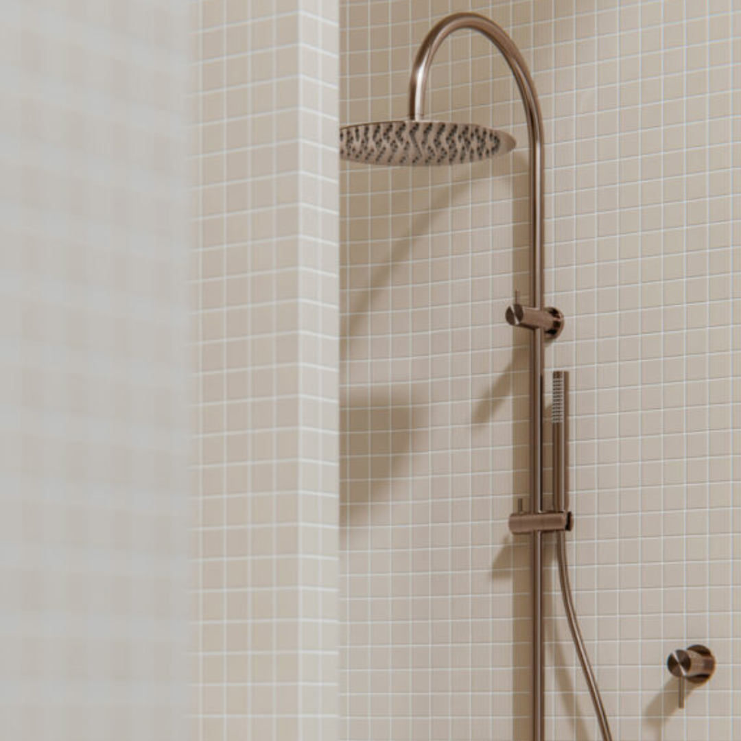 Regendoucheset Capri – Graphite - Met inbouwmengkraan