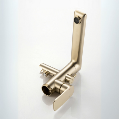 Vrijstaande badkraan Emilia - Brushed gold - 88 × 22 × 16 cm