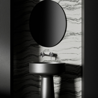 Inbouw wastafelkraan Capri – Zonder achterplaat - Brushed nickel