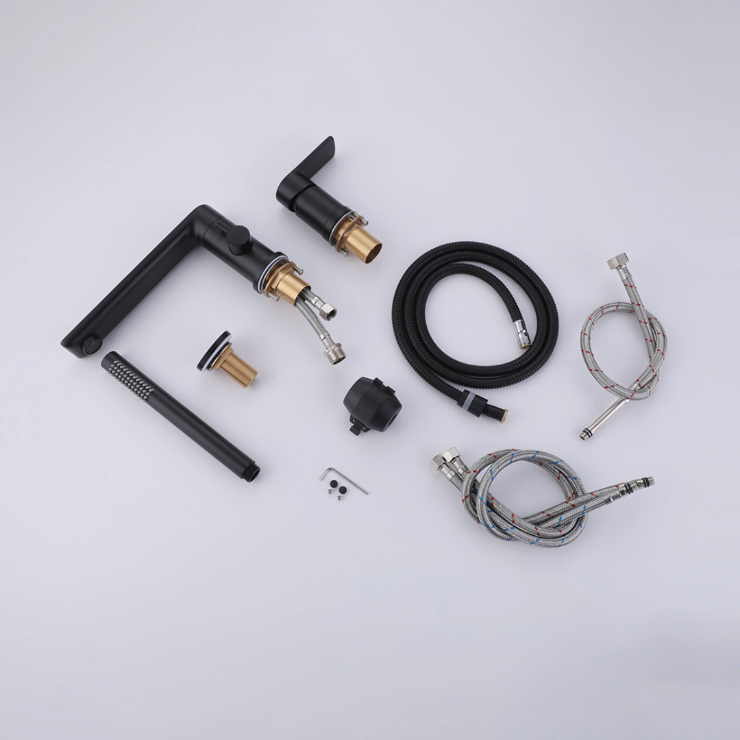 Opbouw badkraan Vero – Matte black - 21,6 × 24 × 19,5 cm