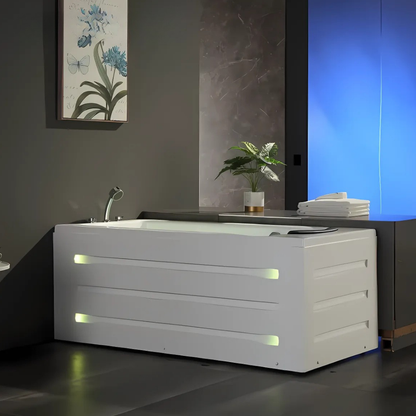 Opbouw Massagebad – Montreal – Glans Wit – 171x81x58 cm