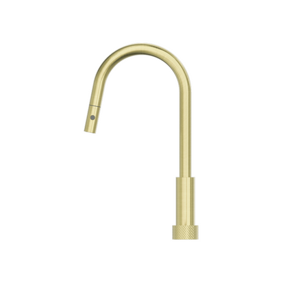 Keukenkraan Valencia – 2-Gats – Brushed gold