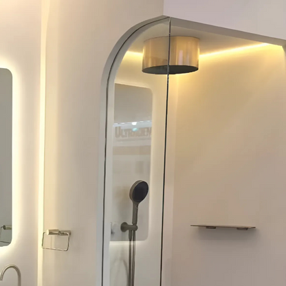 Regendouchekop Sorrento – Met plafondbevestiging - Brushed bronze - 295mm