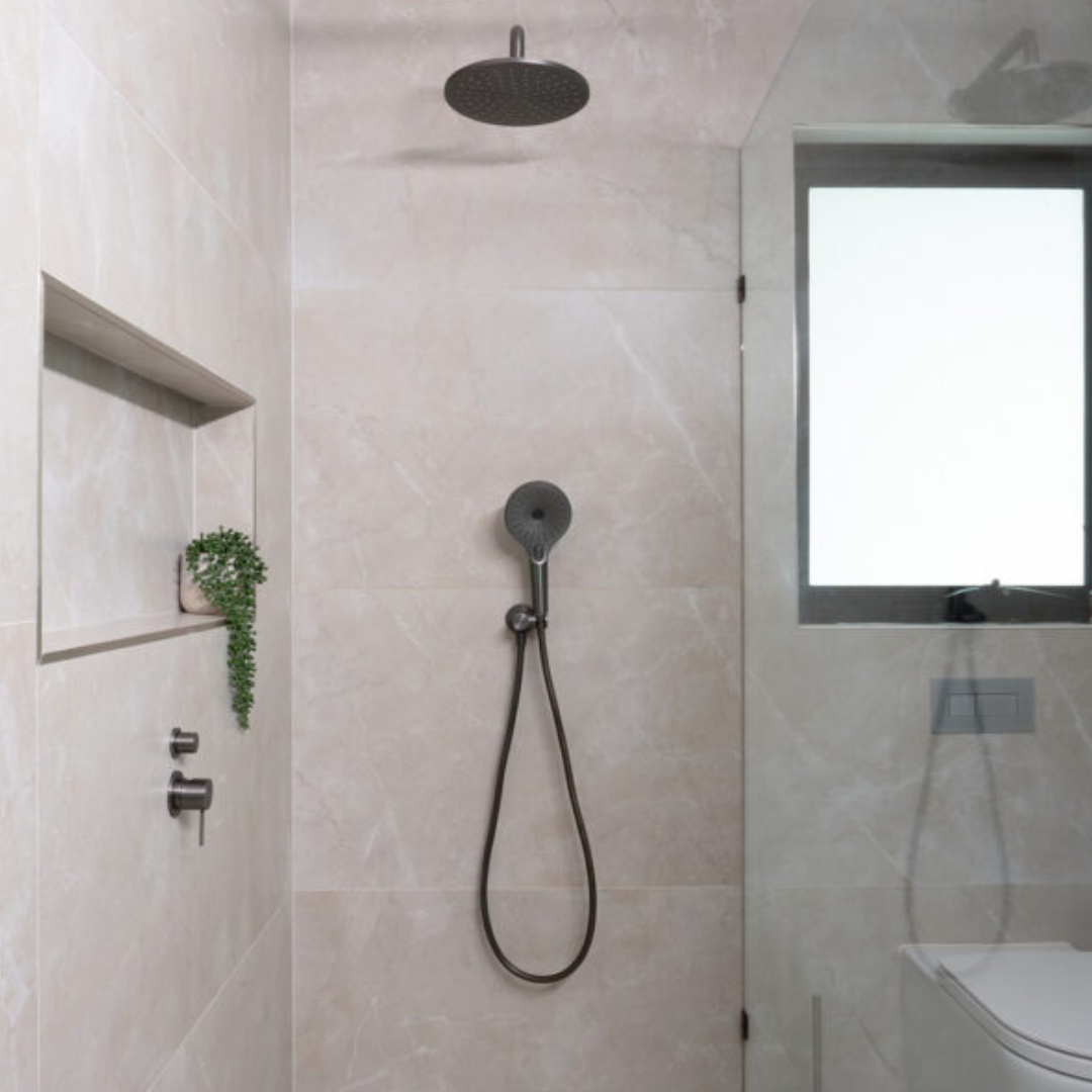 Gebogen wandarm Valencia - Graphite - 337,5 mm