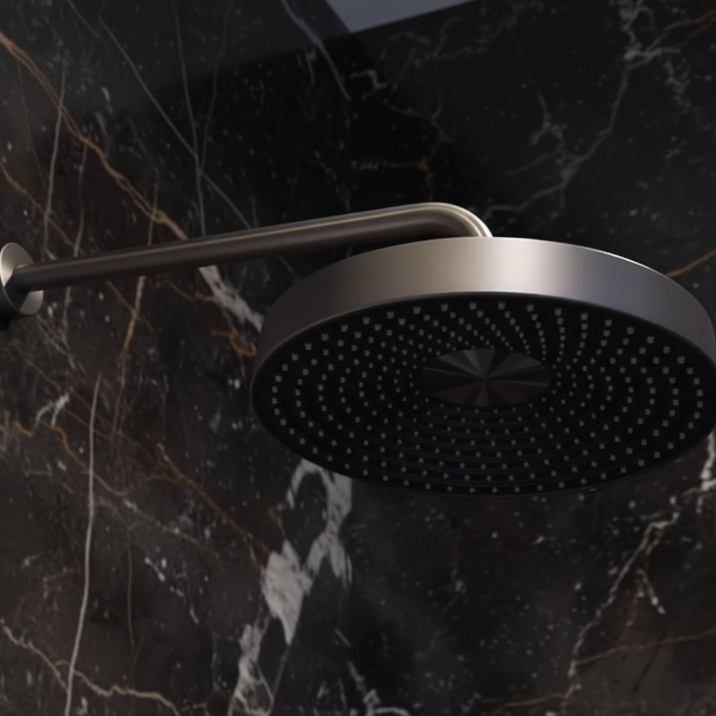 Inbouw Regendoucheset Amalia - Gunmetal grey