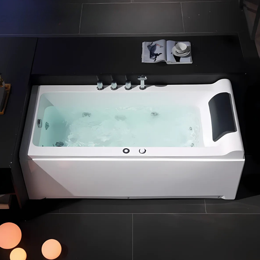 Opbouw Massagebad – Vienna – Glans Wit – 170x78x64 cm