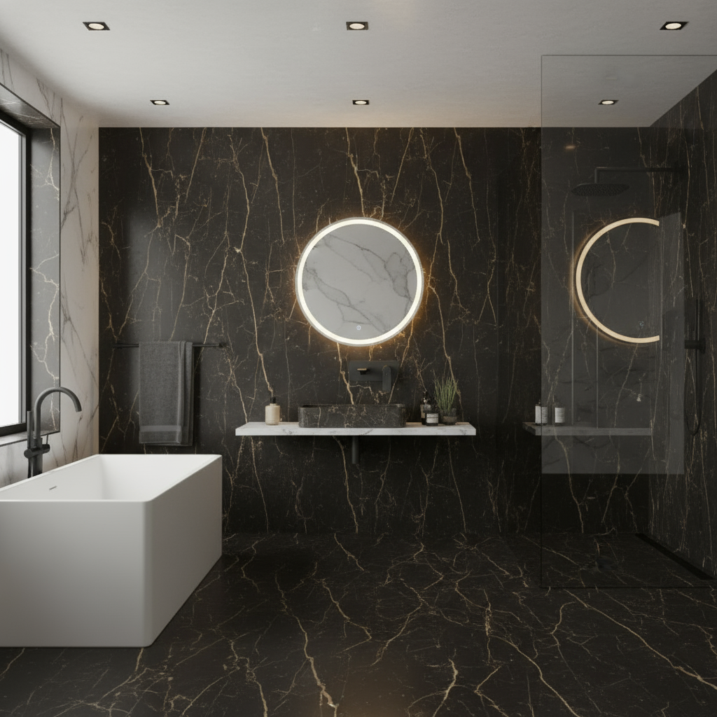 Inbouw wastafelkraan Diego  – Matte black - 22,5 × 11 × 20 cm