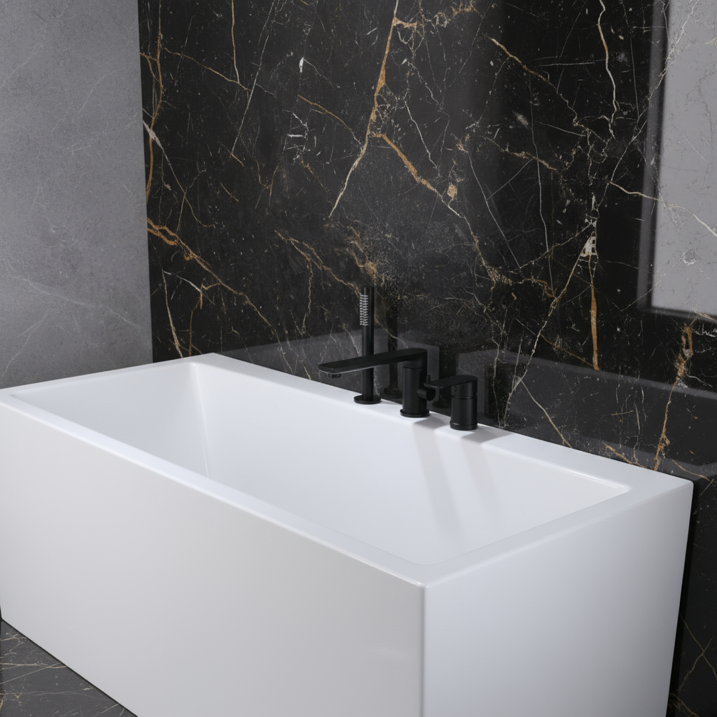 Opbouw badkraan Vero – Matte black - 21,6 × 24 × 19,5 cm