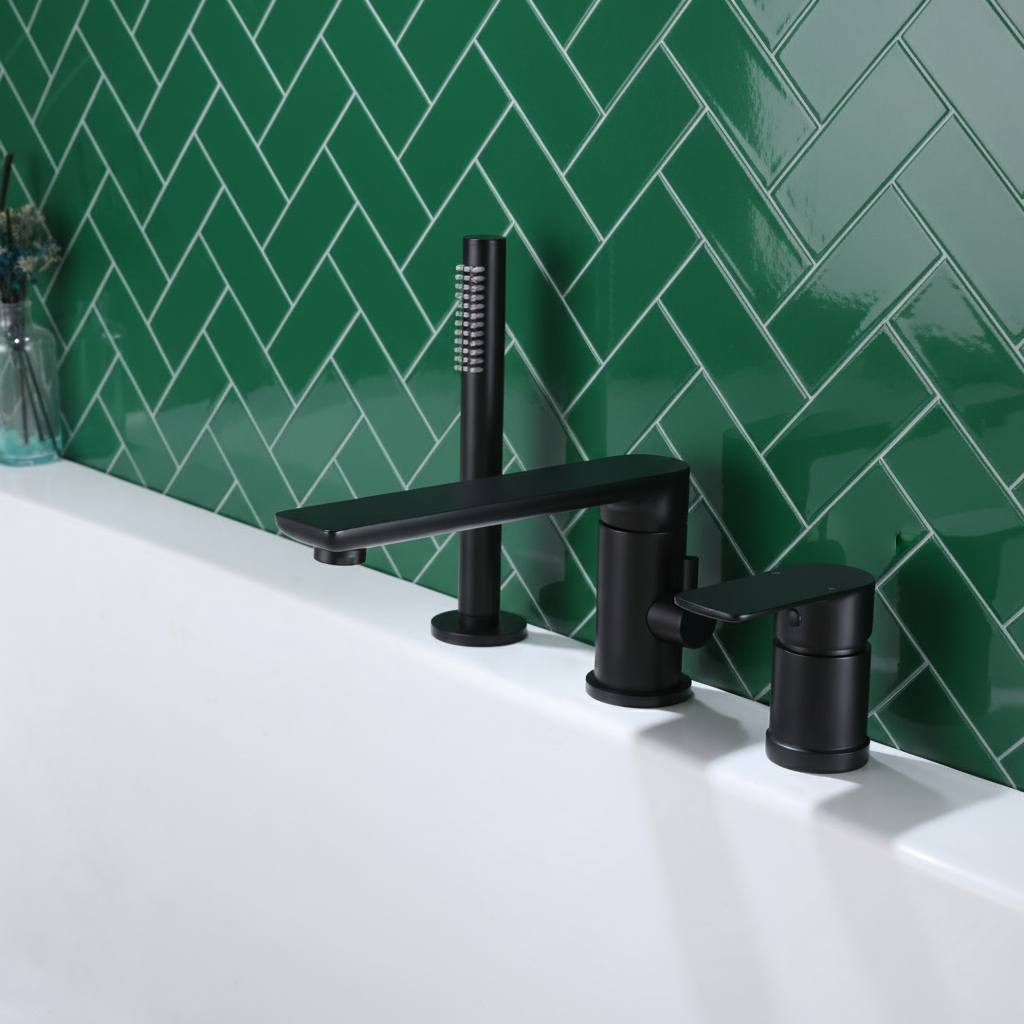 Opbouw badkraan Vero – Matte black - 21,6 × 24 × 19,5 cm