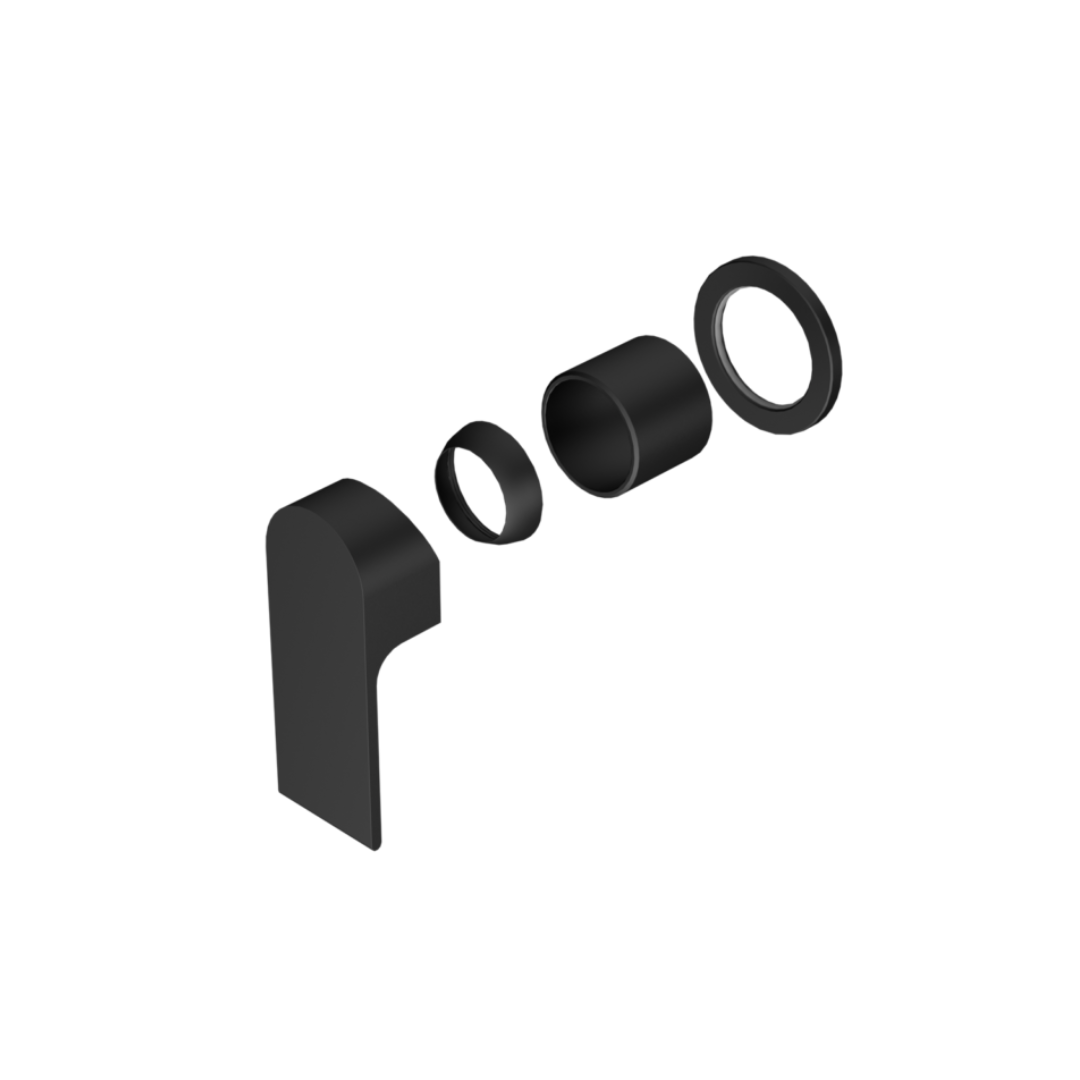 Regendoucheset Portofino - Matte black - Met inbouwmengkraan