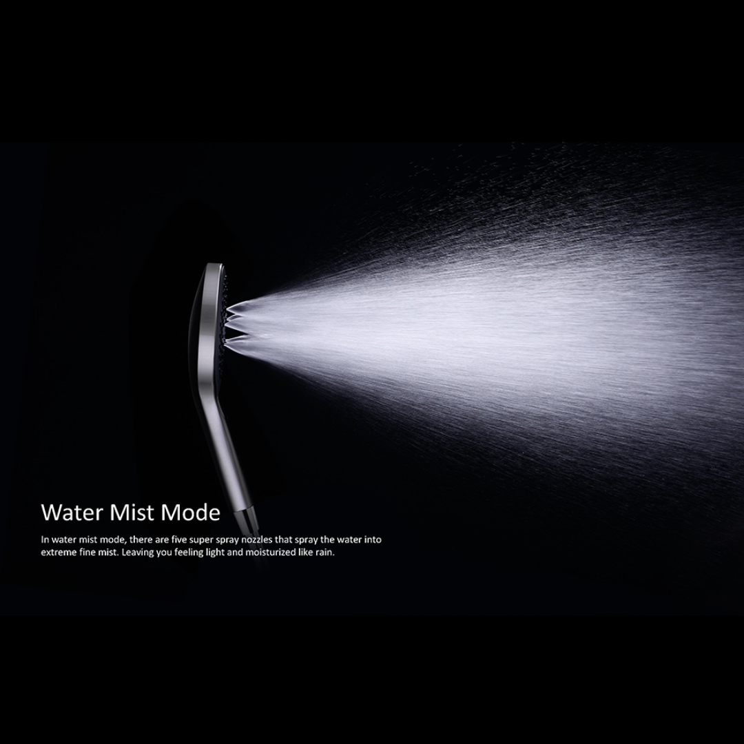 Regendoucheset Valencia – Brushed Gold - Air shower II - Met inbouwmengkraan