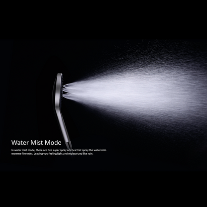 Regendoucheset Valencia – Brushed Gold - Air shower II - Met inbouwmengkraan