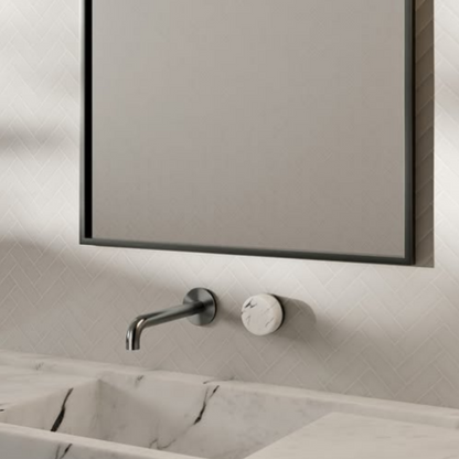 Inbouw mengkraan – Sorrento – Arabescato Corchia – Brushed Bronze