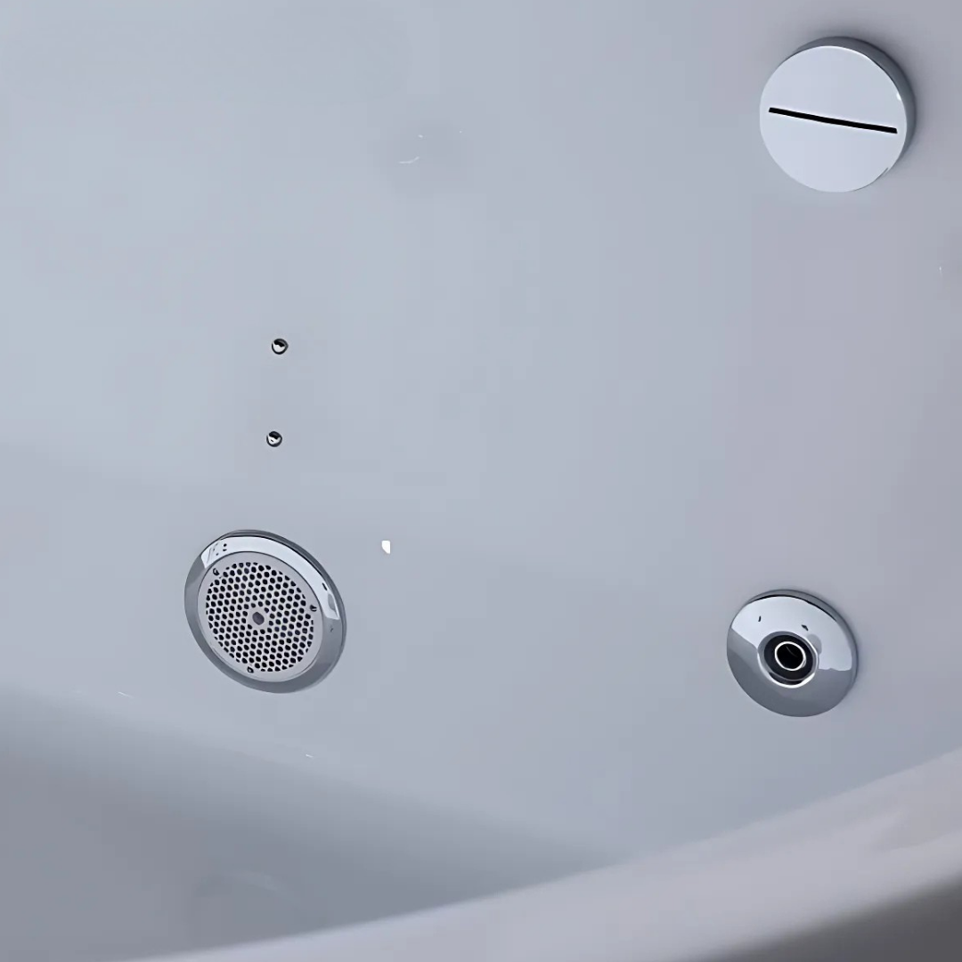 Hoekbad Massagebad – Florence – Glans Wit – 170x120x64 cm