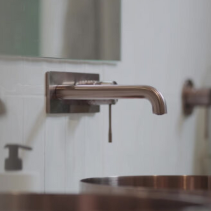 Inbouw wastafelkraan Valencia – Brushed bronze