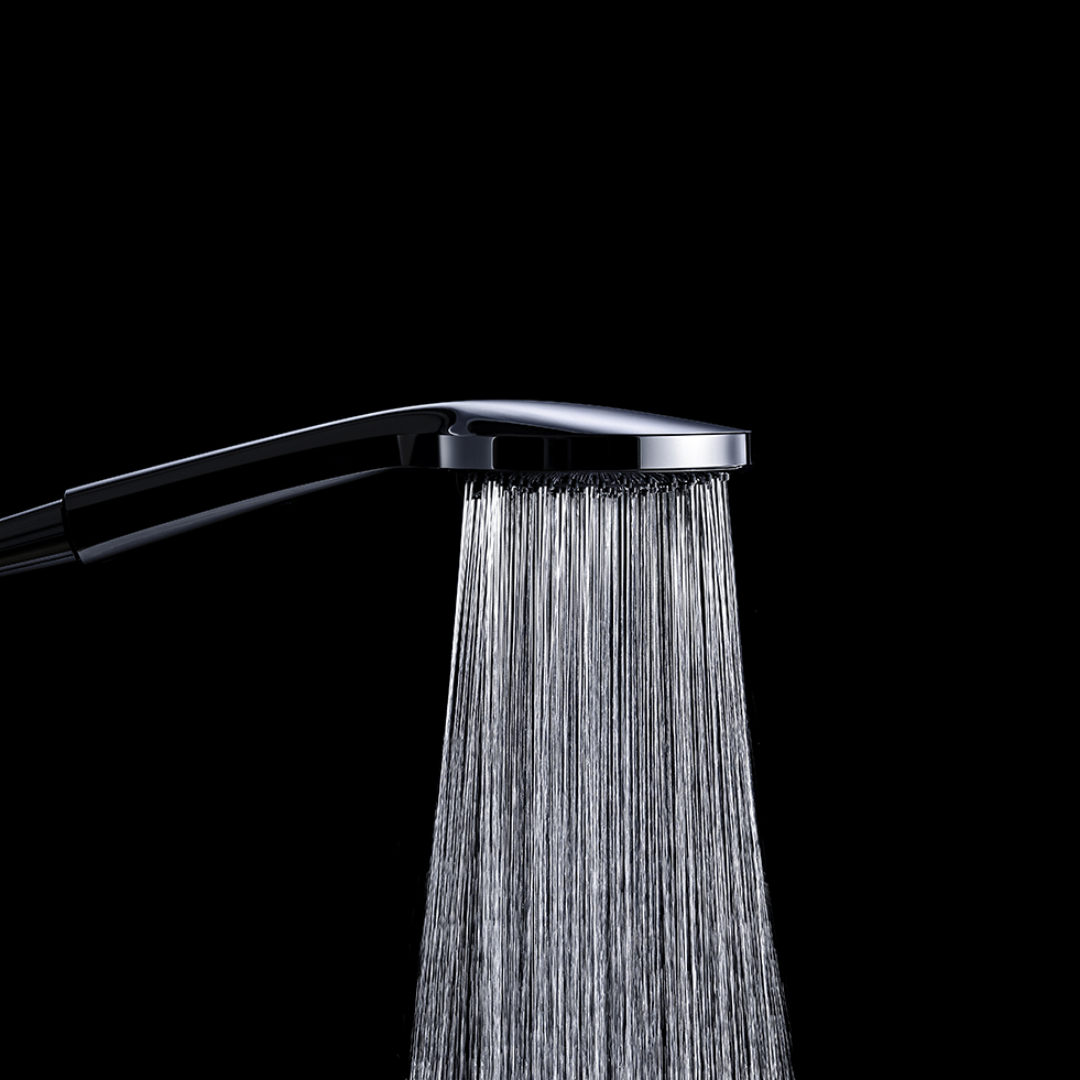 Regendoucheset Valencia – Brushed Nickel - Air shower - Met inbouwmengkraan