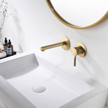 Inbouw wastafelkraan Taylor - Brushed gold