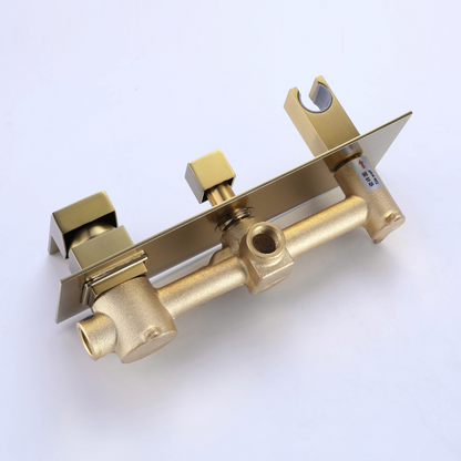 Inbouw Regendoucheset Antoinette - Brushed gold