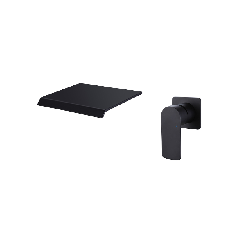 Inbouw wastafelkraan Louise - Mat zwart