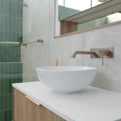 Inbouw wastafelkraan Valencia – Brushed bronze