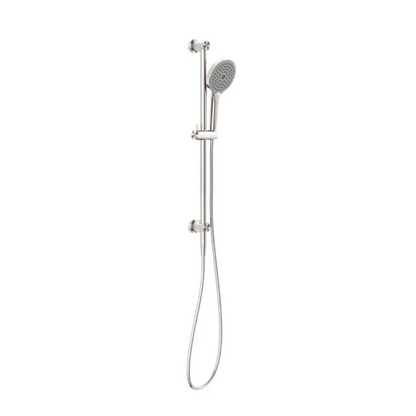 Thermostatiche inbouw regendoucheset Valencia - Air shower II - Brushed nickel