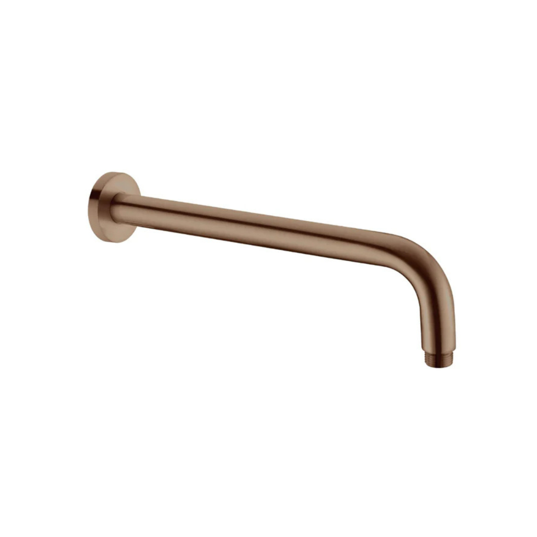 Thermostatiche inbouw regendoucheset Valencia - Air shower II - Brushed bronze
